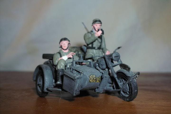 Bmw r75 with sidecar italeri #7