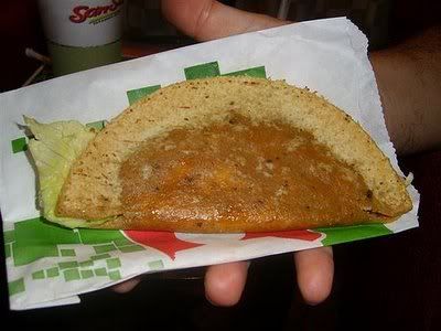 Jack In The Box taco,greasy,gross