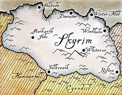 elder scrolls skyrim map. In this edition of Maps of