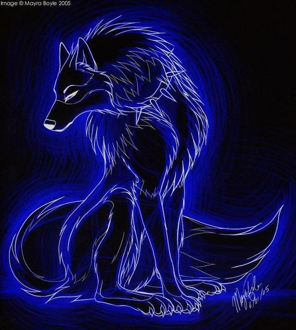anime wolves running. missing Energy wolf anime