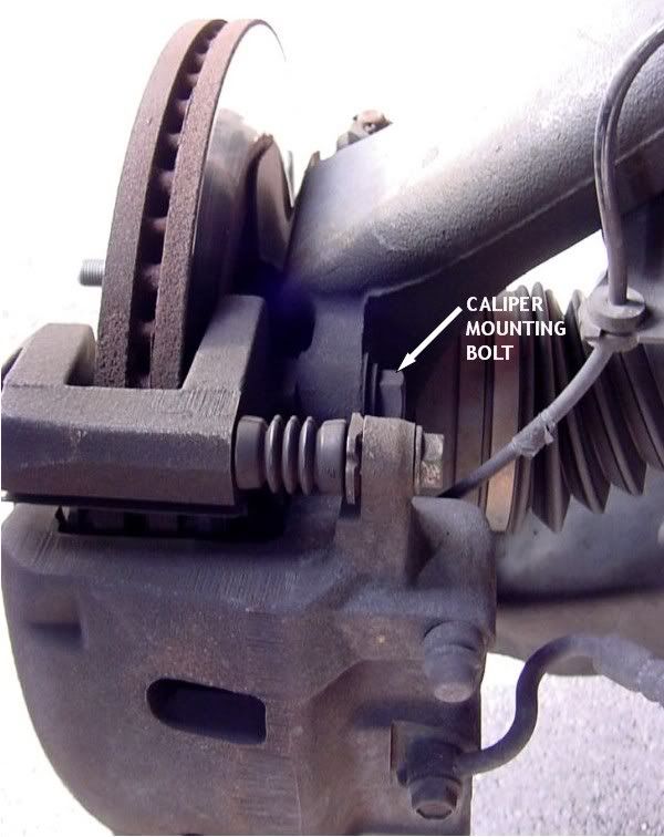 Nissan titan brake caliper bolt #10