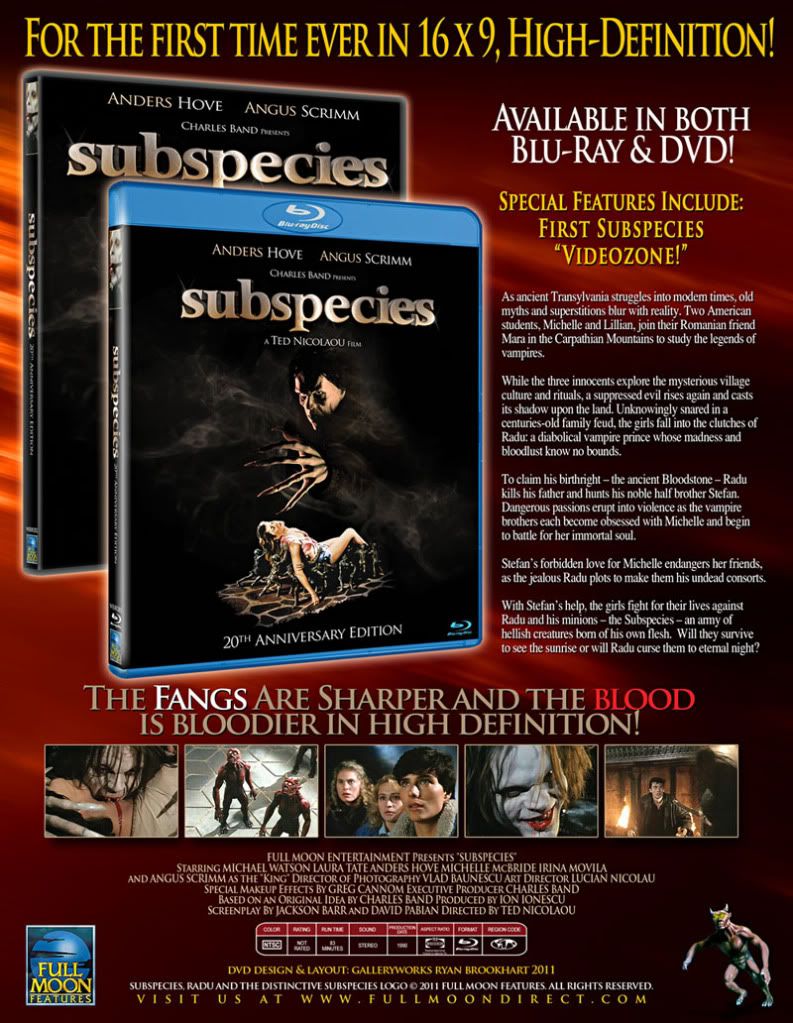 Subspecies (20Th Anniversary Editoon)