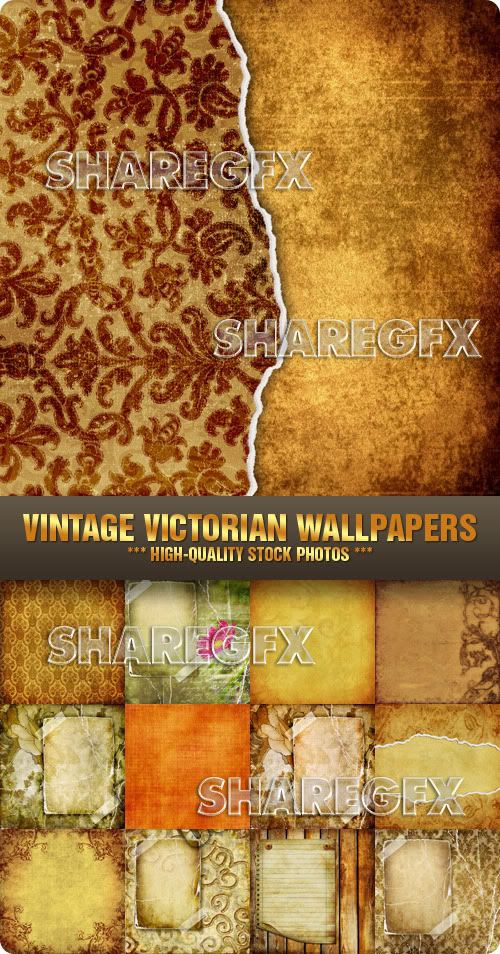 Free victorian wallpaper vector