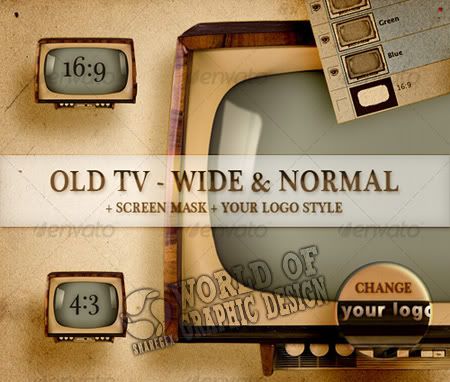 old tv logos