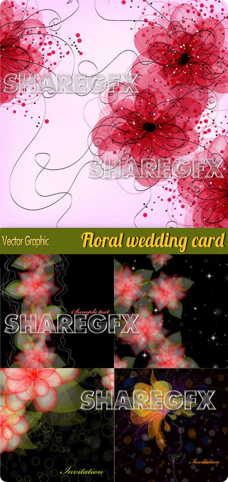 Download free Wedding card background vector design Illustration of