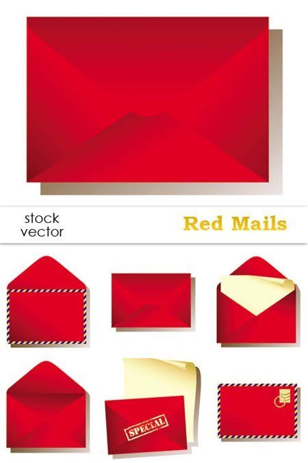 Vectors - Red Mails