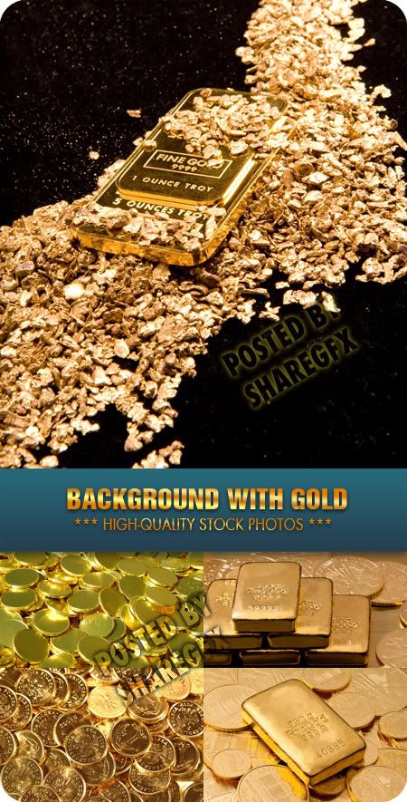 Background with gold 