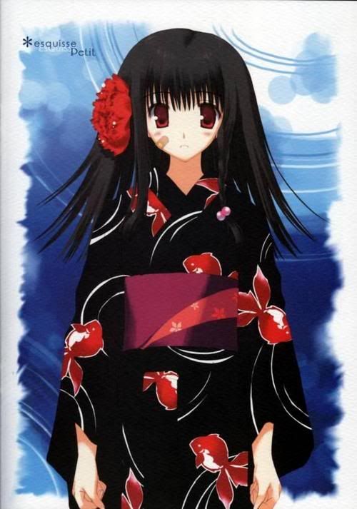 Anime Girl Red Eyes Black Hair Photo by HalfDemonKrystal ...