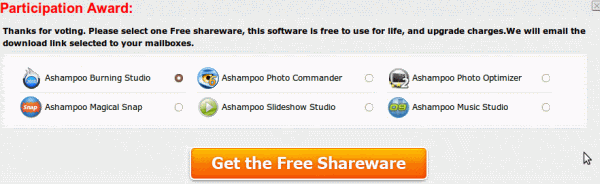 Ashampoo products free : Brothersoft promotion