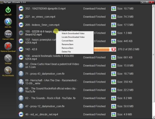 Interface of RipTiger Interface of RipTiger