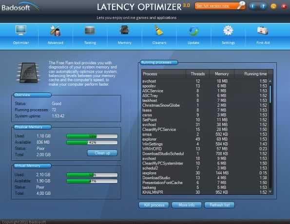 Memory Optimizer Memory Optimizer