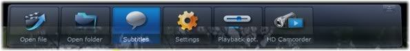 Splash Pro Player toolbar Splash Pro Player toolbar