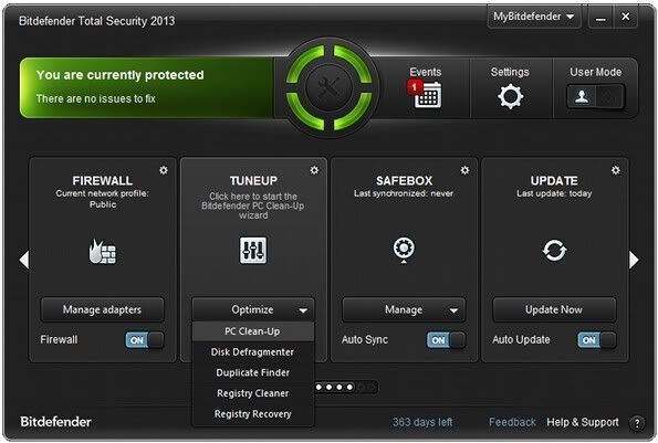 Bitdefender Tuneup Bitdefender Tuneup