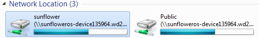 Network Drives of WD 2go Network Drives of WD 2go