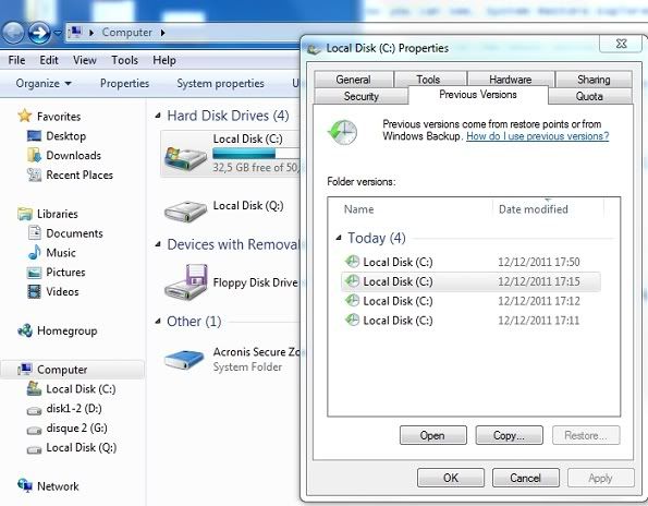 Exploring System Restore Points manually Exploring System Restore Points manually