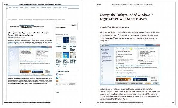 Evernote Clearly printing clean webpages Evernote Clearly printing clean webpages