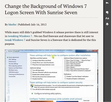 Evernote Clearly cleans webpages from clutter Evernote Clearly cleans webpages from clutter
