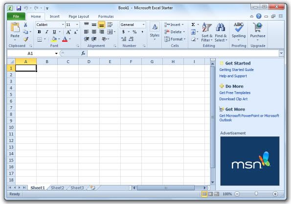 ... Microsoft Office Starter 2010 to Use MS Word & MS Excel for Free