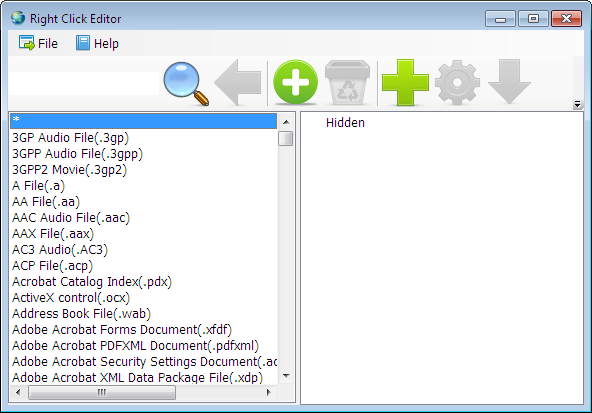 Editing the context menu of files