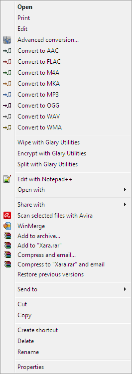 My Messy File Context Menu My Messy File Context Menu