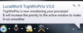TopWinPrio pops up ballon on auto starting with Windows TopWinPrio pops up ballon on auto starting with Windows