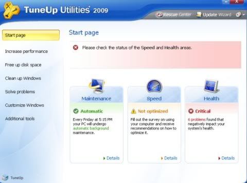 Tune up utilities 2009