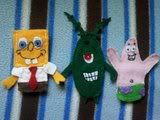 Super Cute Sponge Bob Finger Puppets