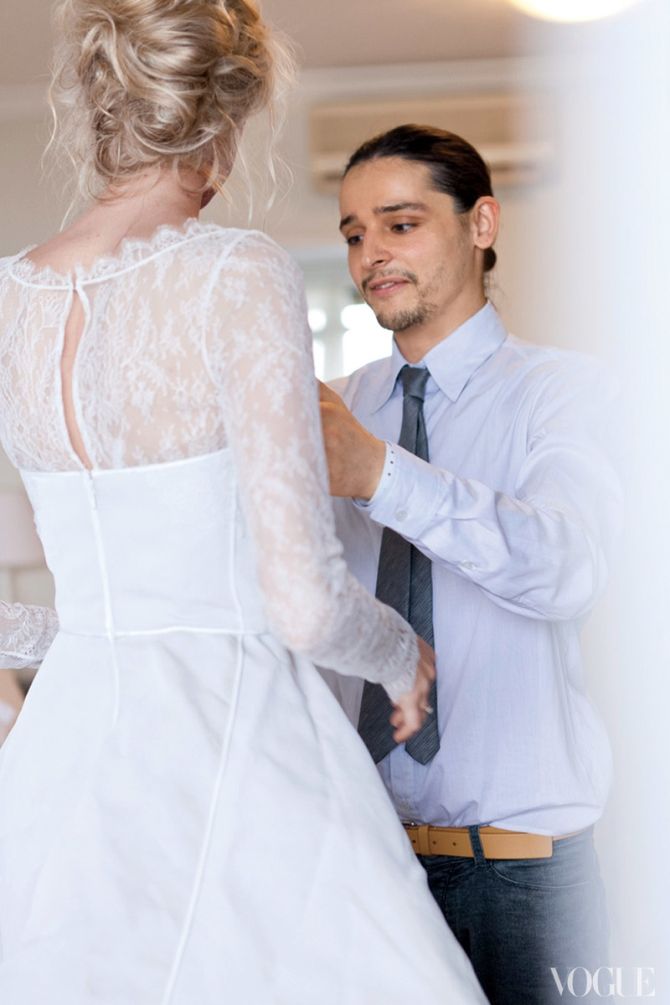 Caroline Trentini Wedding Day