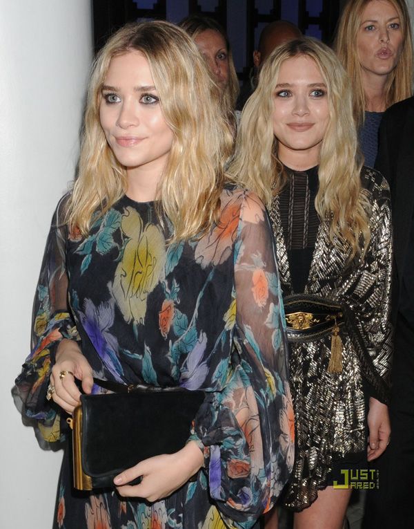 The Olsen Twins Style Flower Dress