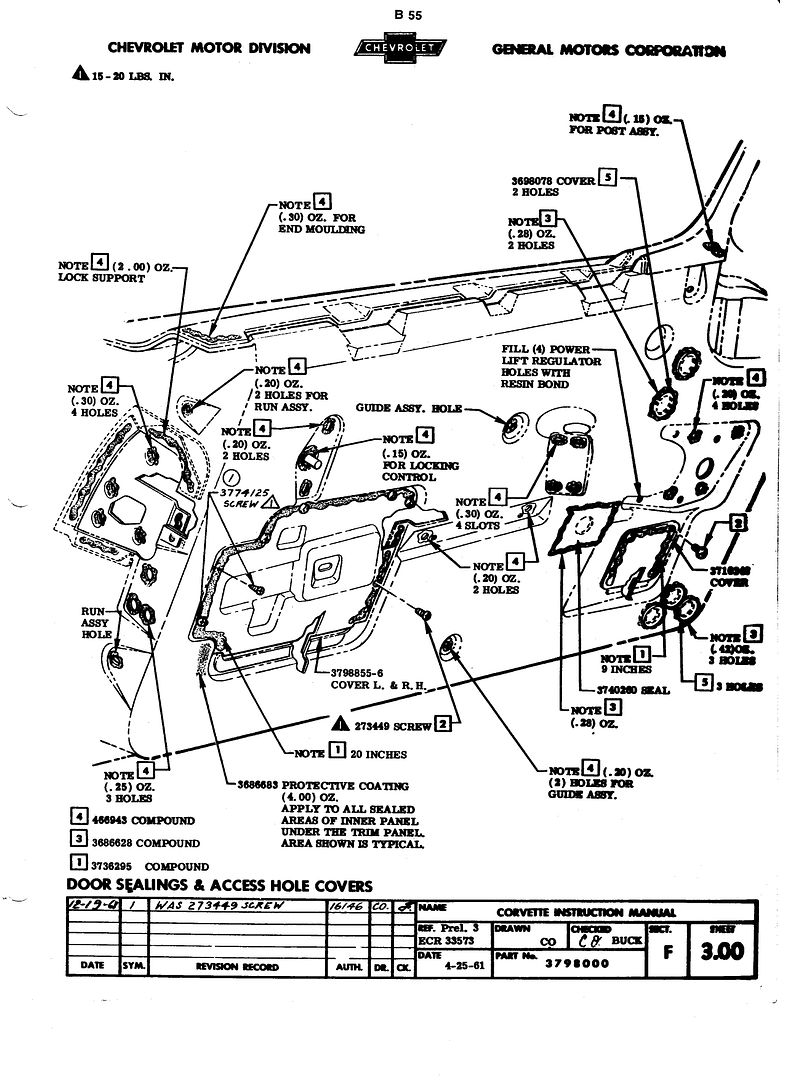 1962 Inner Door Diagrams - Corvetteforum