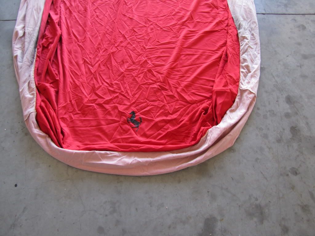 Rare OEM Ferrari 348/355 Red Car Cover W/ OEM Red Ferrari Duffel Bag! BimmerFest BMW Forum