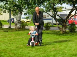 Fietsen met oom Rene