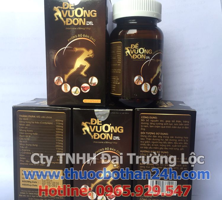 Thuốc bổ thận Đế Vương Đơn