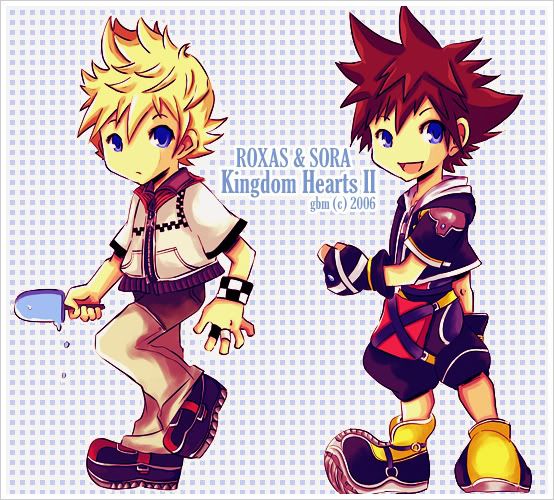 sora and roxas. About