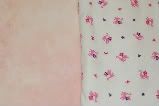 Pink Kitties Bamboo and Print Halvsie velour fitted diaper semi-custom slot