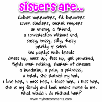 sisters are... Pictures, Images and Photos