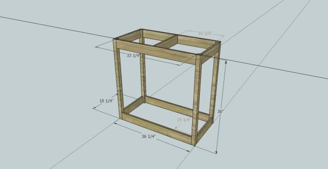 redesigned the frame using 2X2