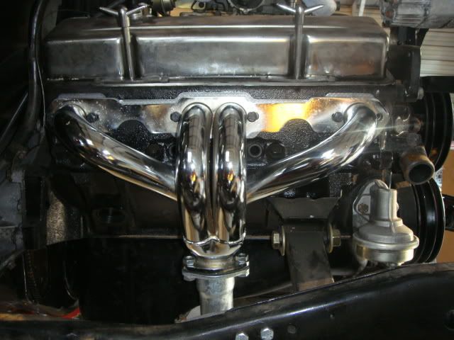 Jeep chevy conversion headers #3