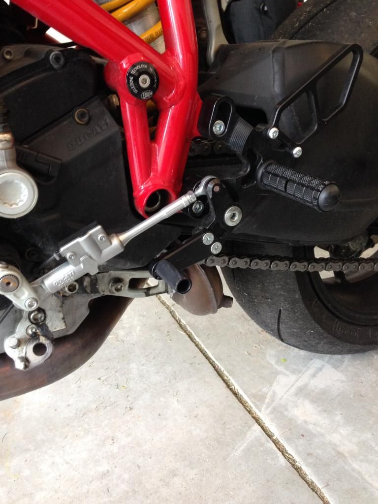 Woodcraft Rearsets with DQS Ducati.ms The Ultimate Ducati Forum