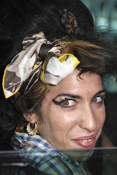 Amy Winehouse as the Wicked Witch of the West