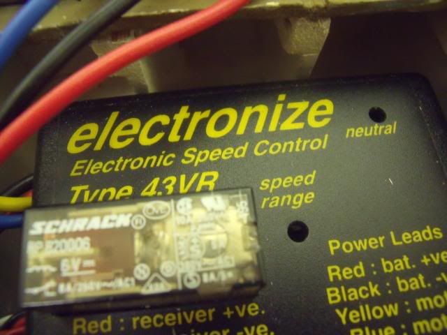 electronize speed controllers for model boats