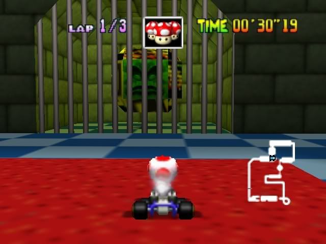 Mario Kart Thwomp