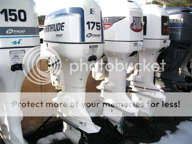 Evinrude Oceanpro 175 HP Ficht XL Shaft 25 Outboard Boat Marine Motor 