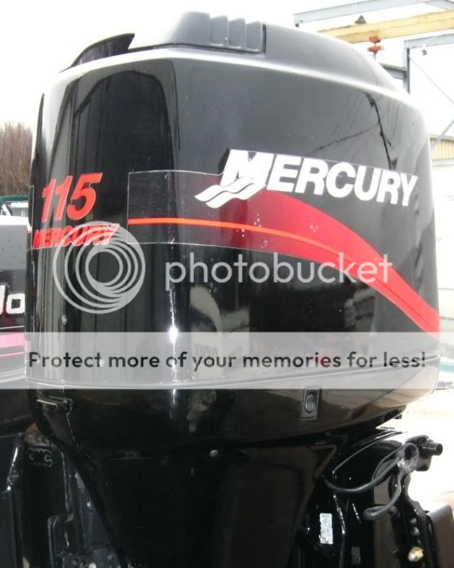   Mercury Marine 115hp 2 Stroke Outboard Boat Motor Engine 25 115EXLPTO