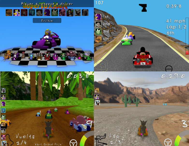 Secret Maryo Chronicles /& Tux Racing Super Mario /& Mario Cart Type Game PC CD