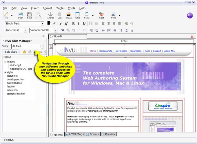  makes web creation as easy as typing a letter in a word processor