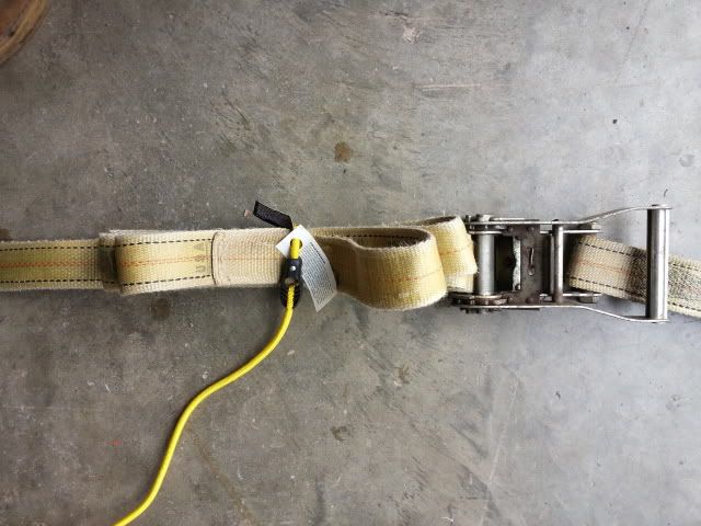 My solution for that excess strap - TractorByNet