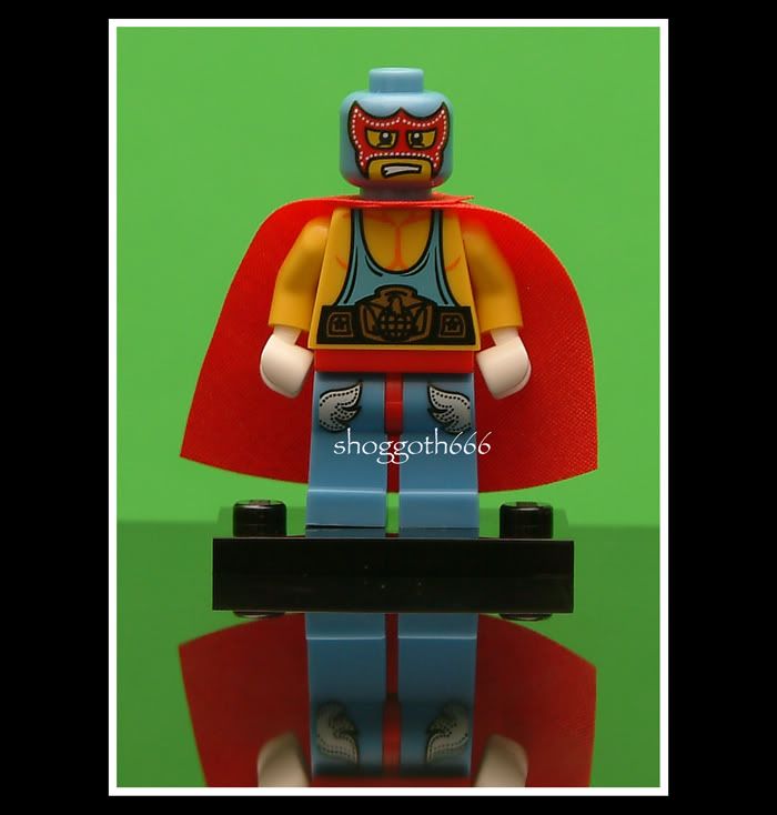 Lego Minifig Minifigure Series 1 Super Wrestler