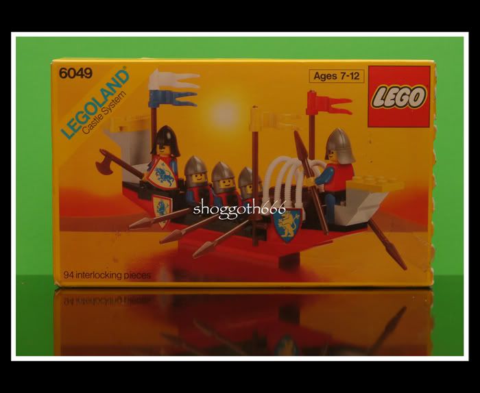 Vintage Lego Legoland Castle System Viking Voyager Knights Minifig 6049 Set