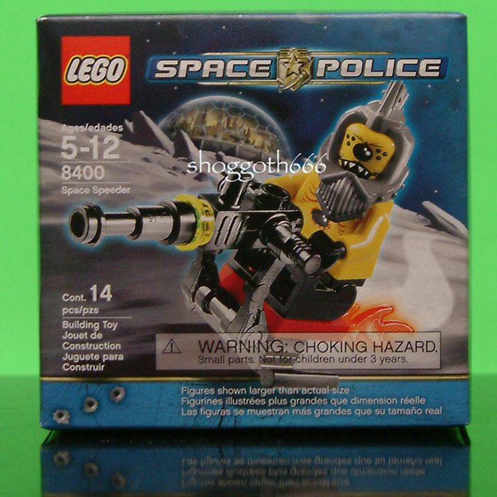 Lego Minifig Minifigure 8400 Space Police Space Speeder Cyclops Snake Set 673419103312